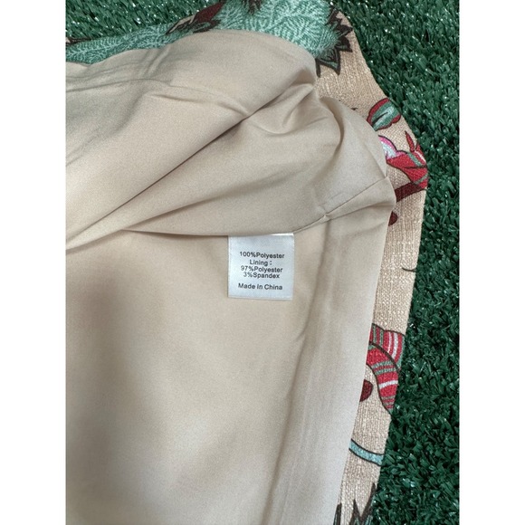 Tuckernuck Garden Scrollwork Meg Mini Skirt Women S Floral Print Beige - Picture 3 of 4